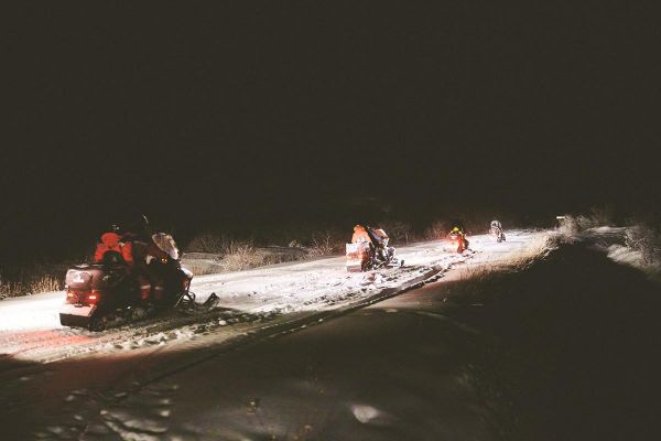 Тур на полуострова Средний и Рыбачий на 3 дня на снегоходах