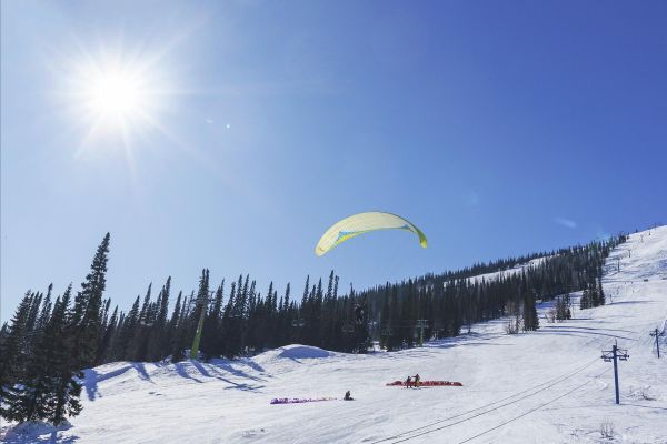 Полет на параплане в Шерегеше