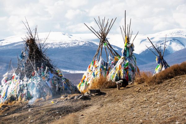 Обряд с верховным шаманом России Кара-оол Допчун-оол в Кызыле