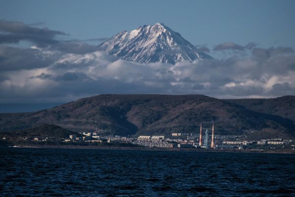 Полет на параплане над Петропавловском-Камчатским